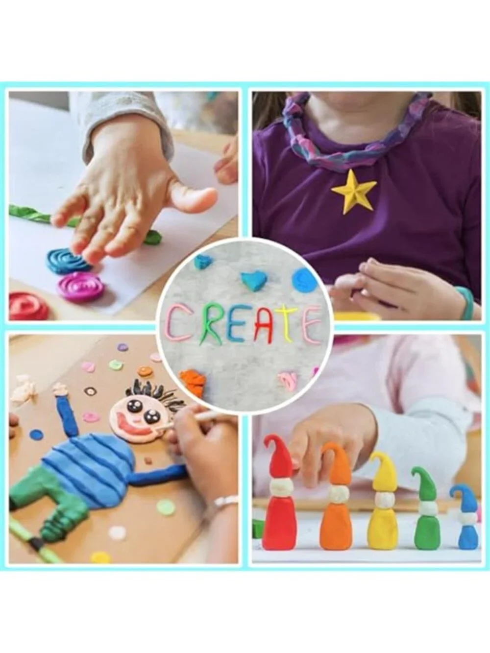 New Air Dry Clay - 80 Colors Modeling Magic Clay, Best Gift for Boys &